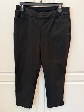 Chico’s Brigette Slim Black Women's Pull-On Ankle Pants